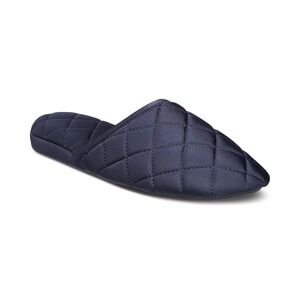 Charter Club Women's Quilted Slippers - Indigo Sea - Size S 5-6